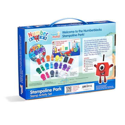 Hand2Mind Numberblocks Stampoline Park - Educational Stamp Set