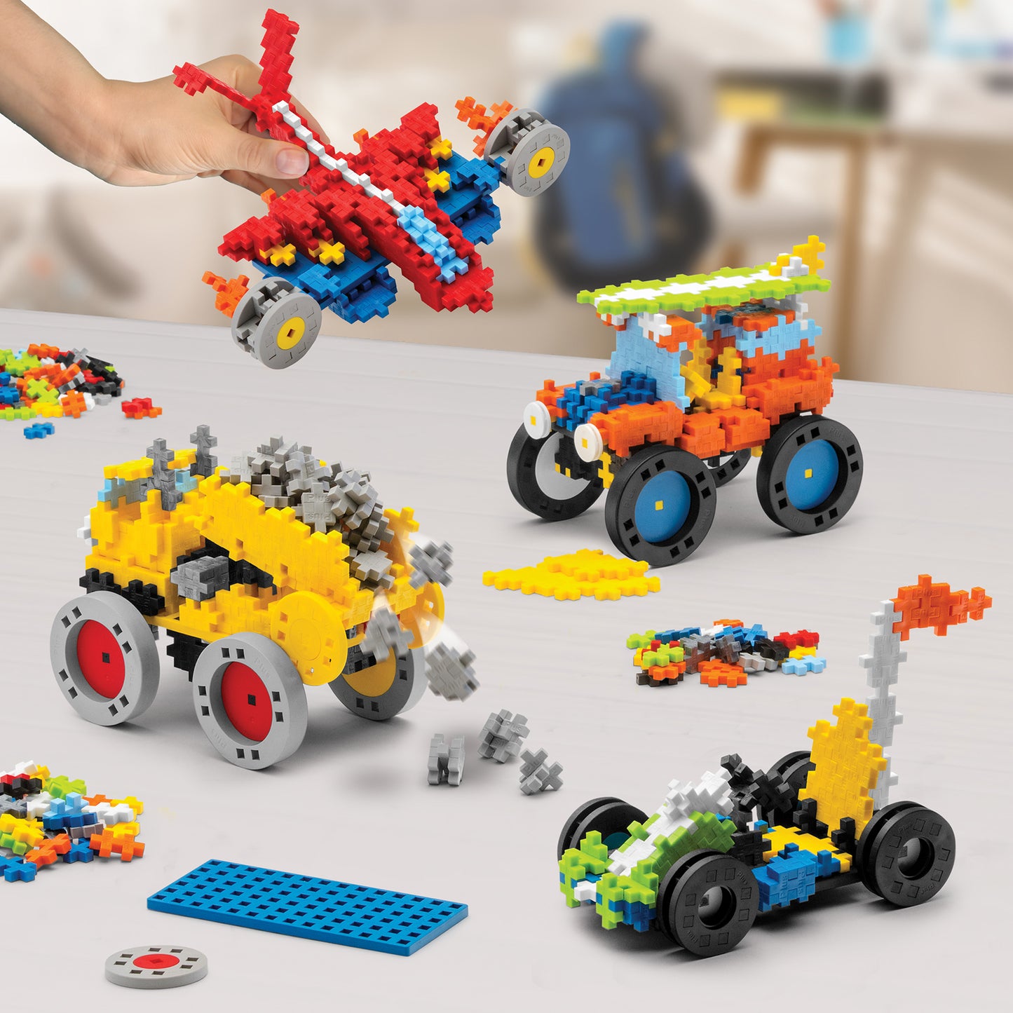 Plus-Plus Learn to Build GO! Vehicles Super Set - 800 Pieces