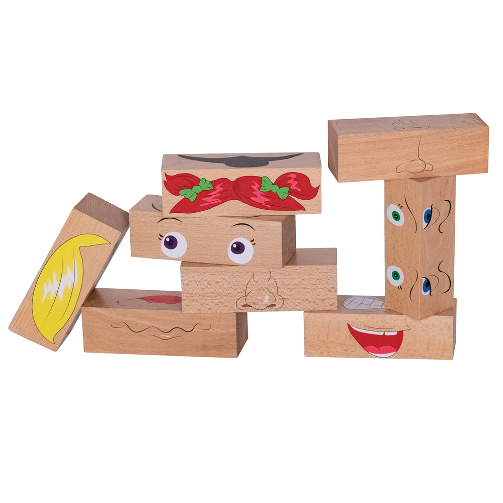 The Freckled Frog How Am I Feeling Blocks - Emotional Learning Set of 8