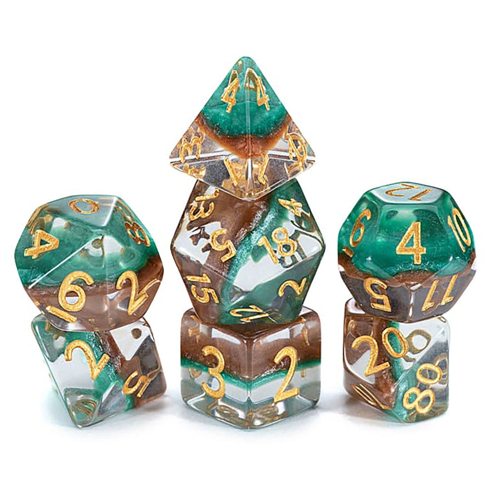 Gate Keeper Games and Dice: Eclipse Dice: Treant Dice - 7pc Set