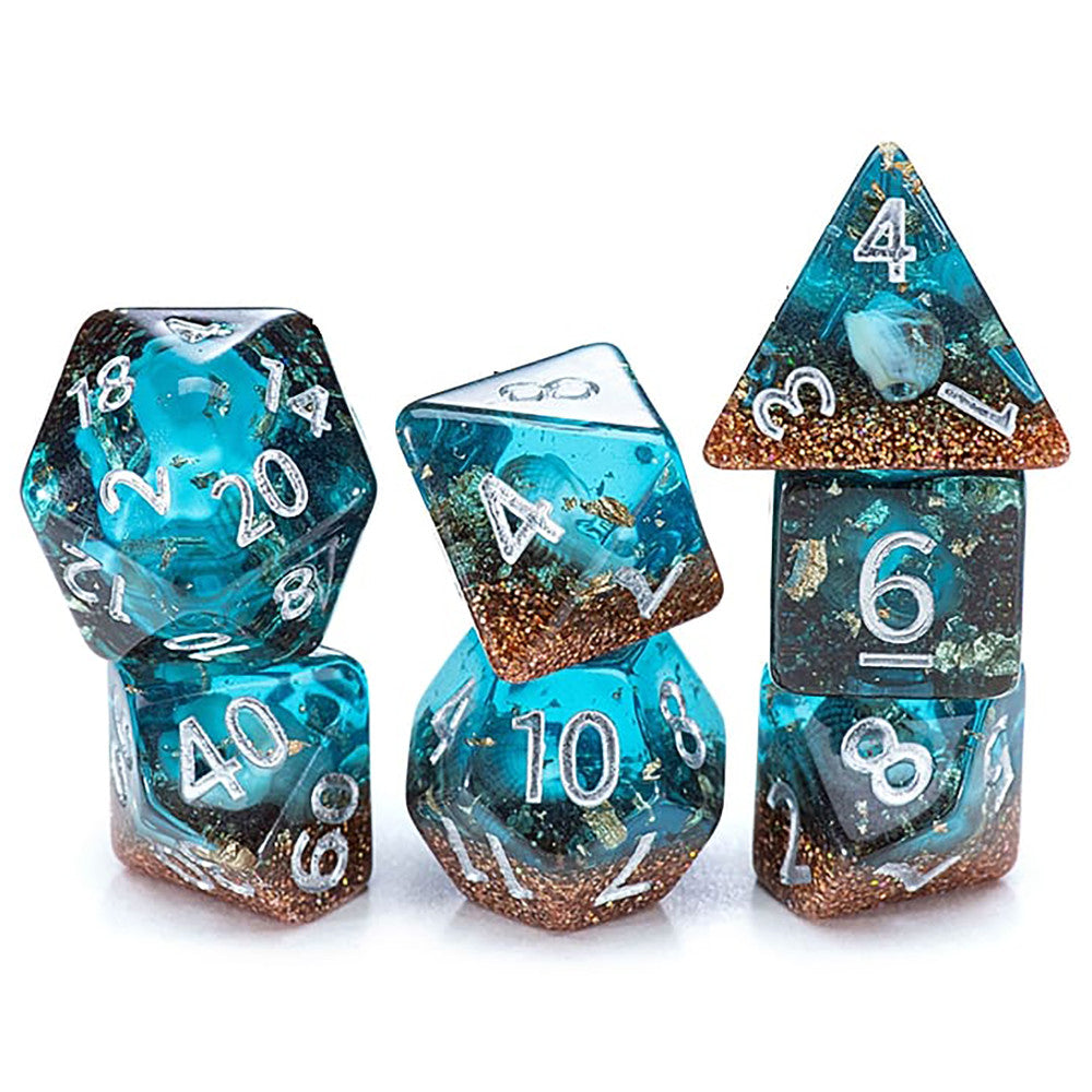 Gate Keeper Games and Dice: Inclusion Dice: Biome - Deep Sea - 7pc Set