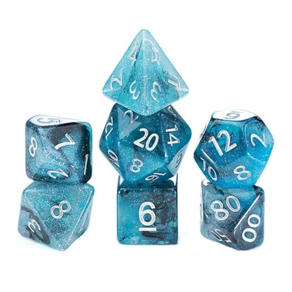 Gate Keeper Games Aether Dice: Eternity - 7 Piece High-Density Resin Dice Set