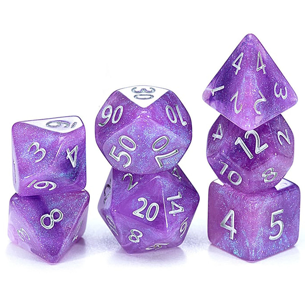 Gate Keeper Games and Dice: Aether Dice: Amethyst - 7pc Set