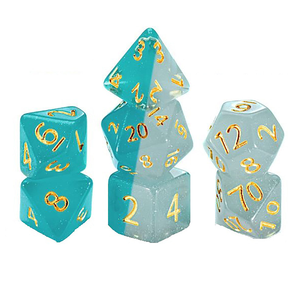 Mighty Tiny Dice: Metamorph - 7 Piece Thermochromatic RPG Dice Set