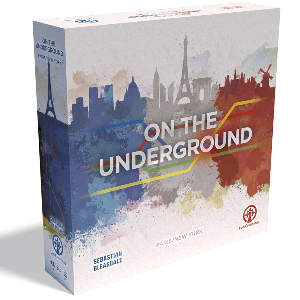 On the Underground: Paris/New York Deluxe Strategy Board Game