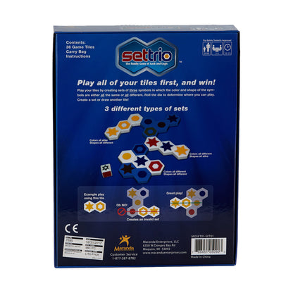 Settrio Tile Matching Strategy Game by University Games