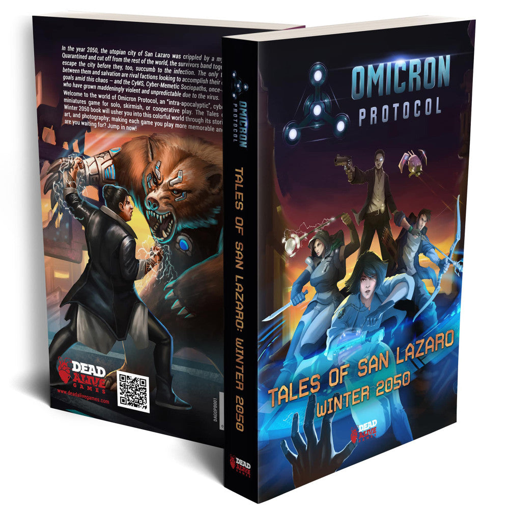 Dead Alive Games: Omicron Protocol - Tales of San Lazaro Winter 2050 Strategy Game