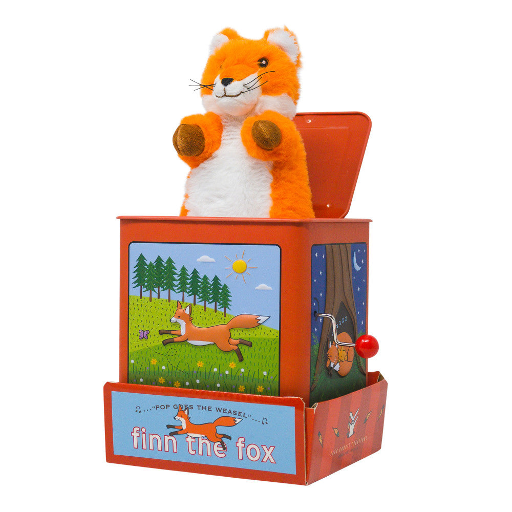 Jack Rabbit Creations - Fox Jack-in-the-Box - Classic Musical Toy