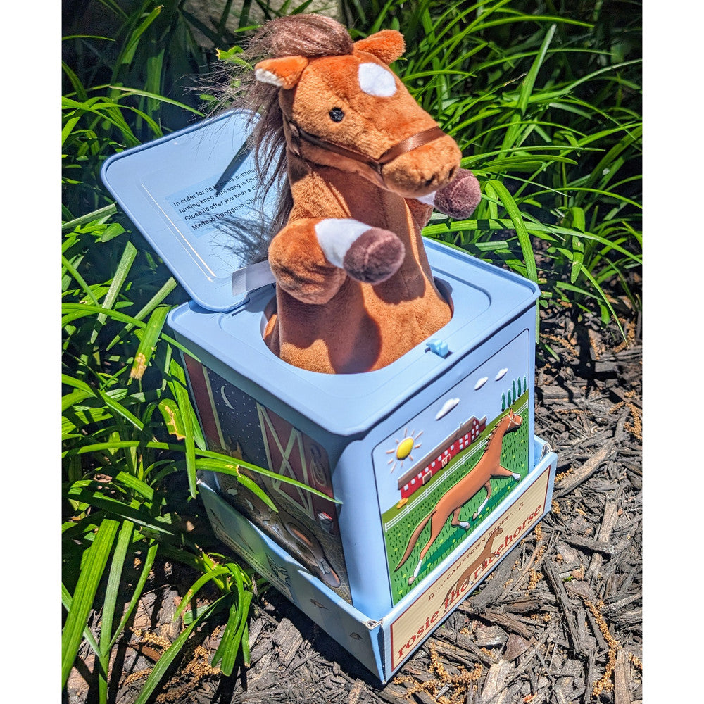 Jack Rabbit Creations: Rosie The Racehorse - Classic Music Jack In The Box Toy