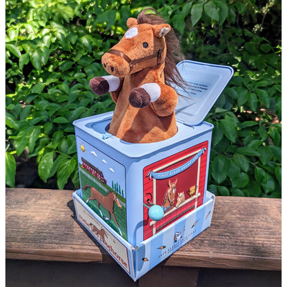 Jack Rabbit Creations: Rosie The Racehorse - Classic Music Jack In The Box Toy