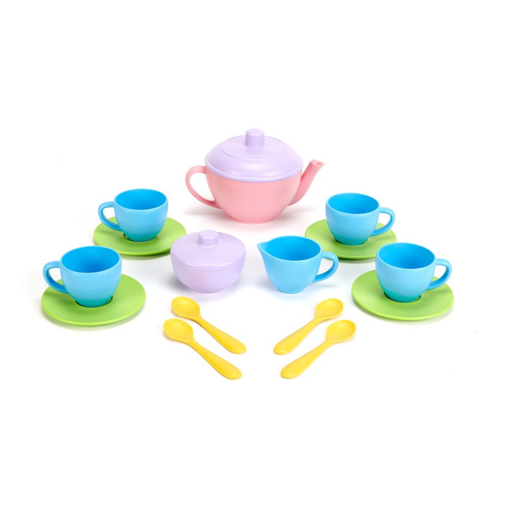 Green Toys Eco-Friendly Children's Tea Set Playset