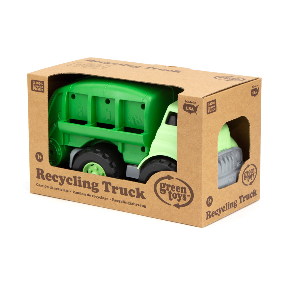 Green Toys Eco-Friendly Recycling Truck with Movable Bed