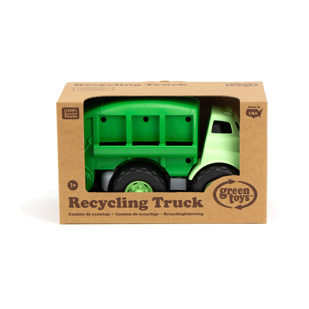 Green Toys Eco-Friendly Recycling Truck with Movable Bed