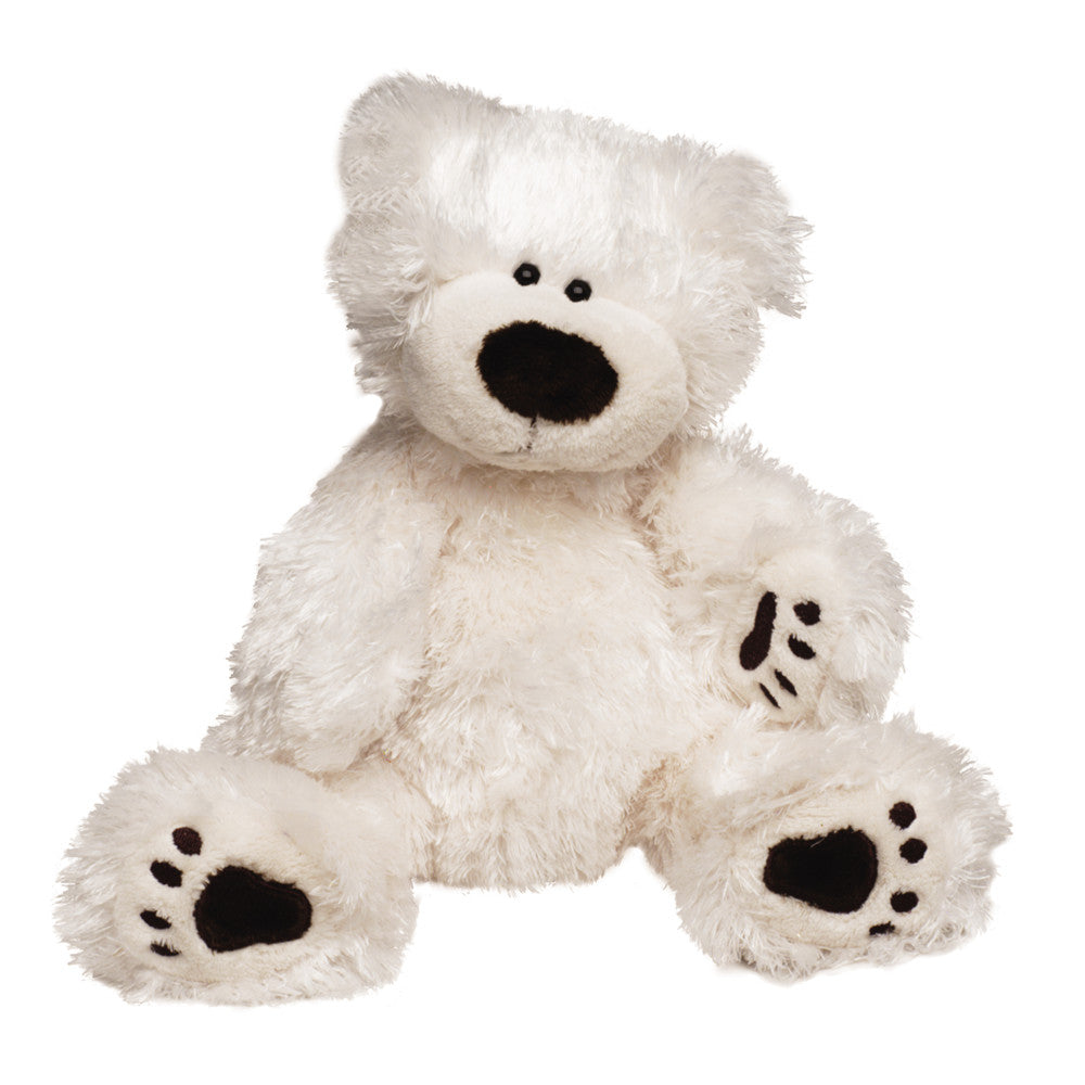 First and Main 7 Inch Eloise Plush White Teddy Bear