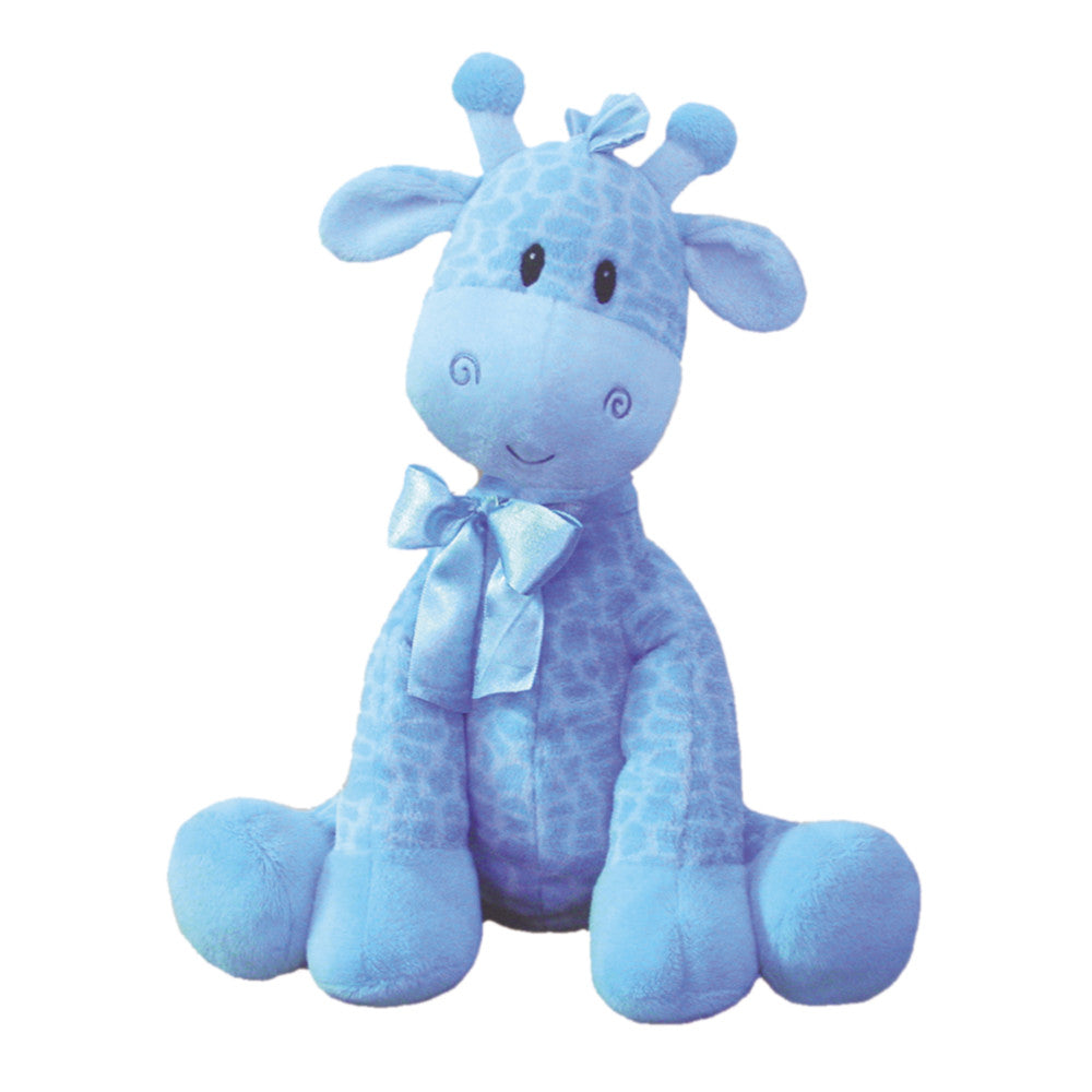 First and Main 8.5 inch Jingles Plush Giraffe - Blue