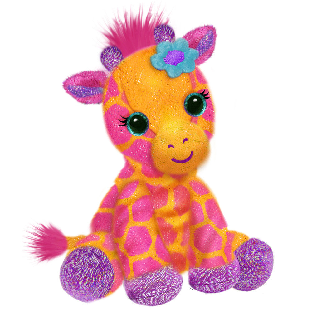 First and Main FantaZOO 10 Inch Plush - Georgie Giraffe with Sparkle Accents