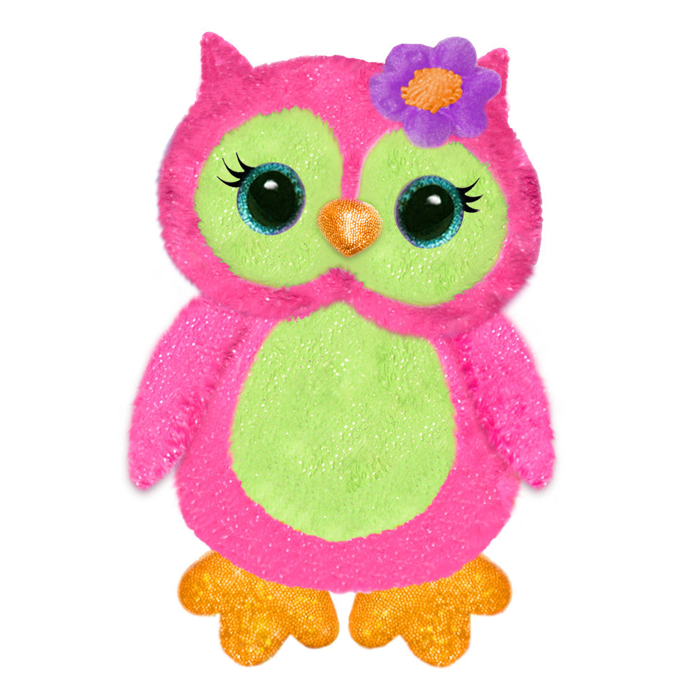 First and Main FantaZOO 10 Inch Plush Olivia Owl - Cuddly Stuffed Animal