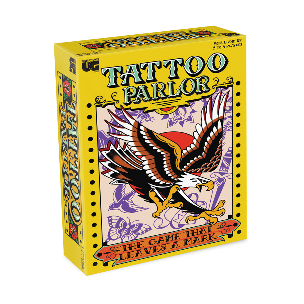 Tattoo Parlor Board Game by University Games: Classic Art Edition