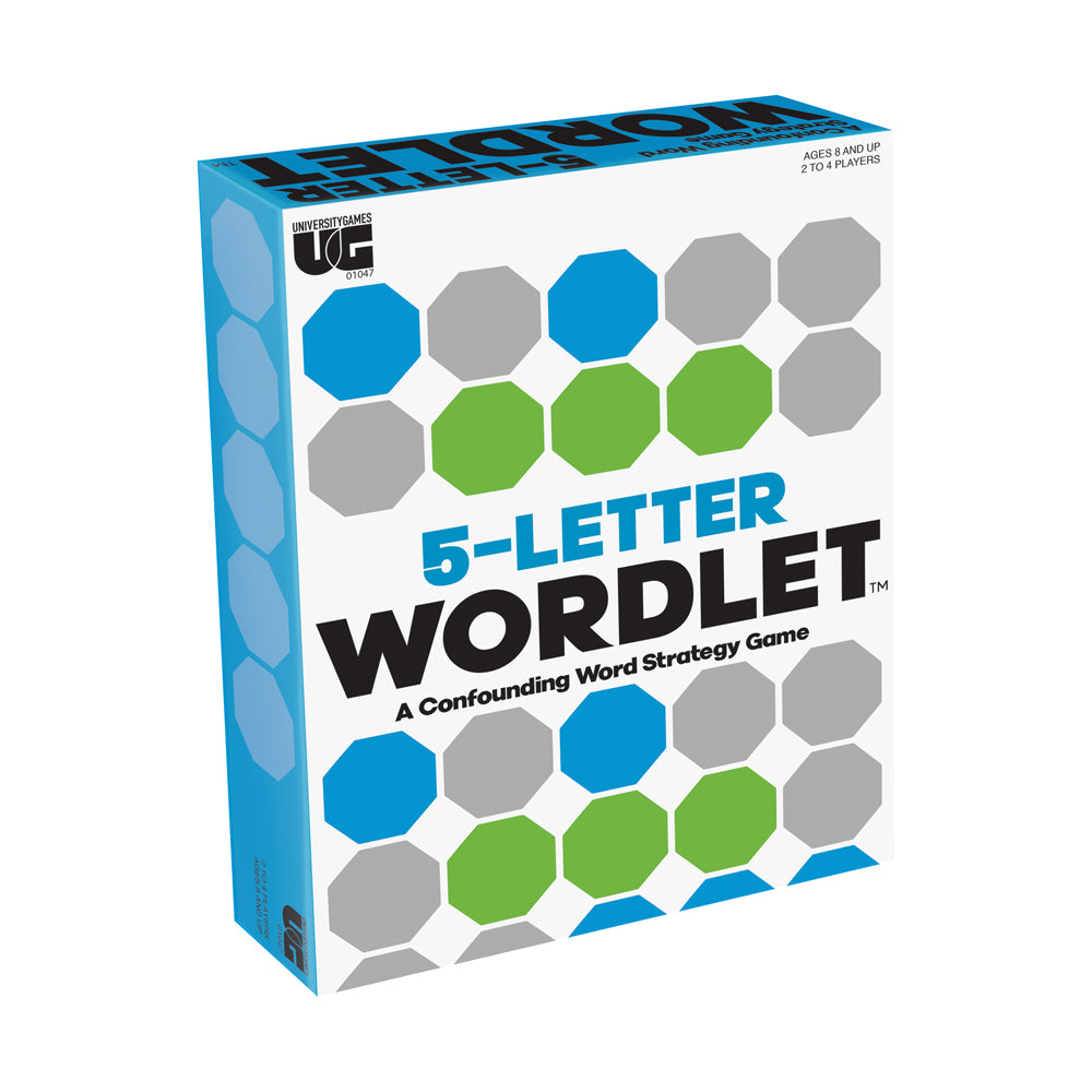 5-Letter Wordlet Strategy Board Game by University Games