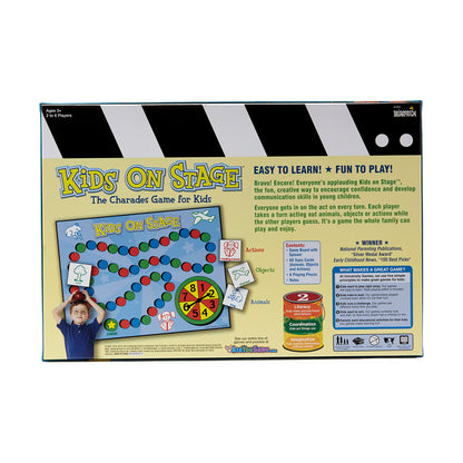 Kids on Stage Charades Board Game for Early Learners