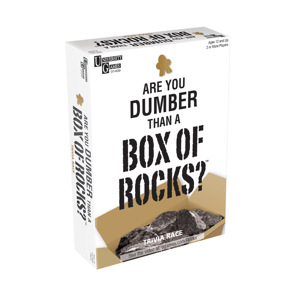 Are You Dumber than a Box of Rocks? Trivia Challenge Board Game