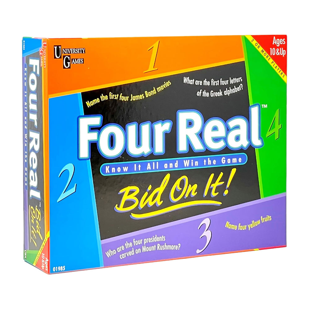 Four Real Trivia Challenge Board Game by University Games