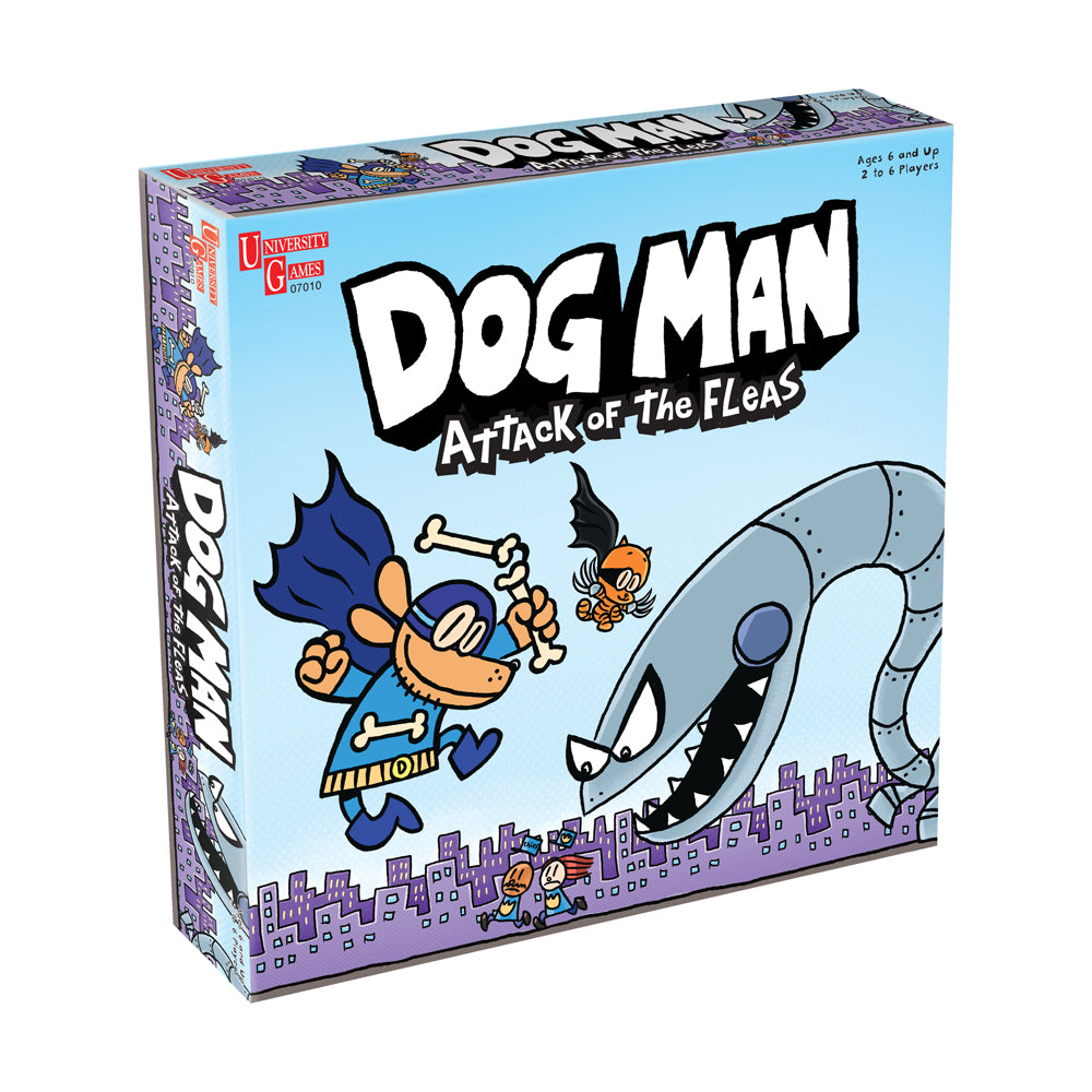 Dog Man Attack of the Fleas Cooperative Board Game