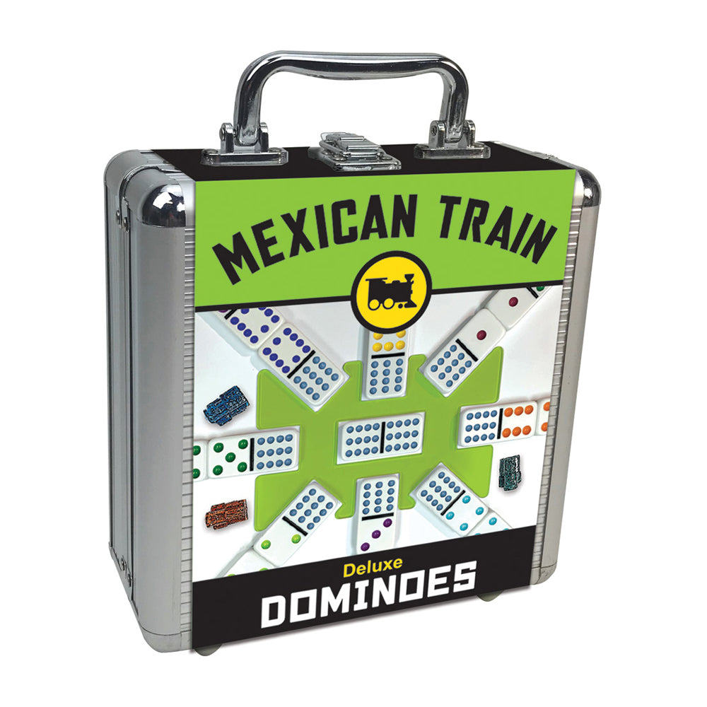 Mexican Train Deluxe Dominoes Set by University Games