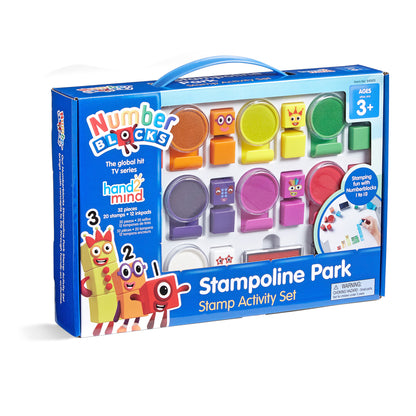 Hand2Mind Numberblocks Stampoline Park - Educational Stamp Set