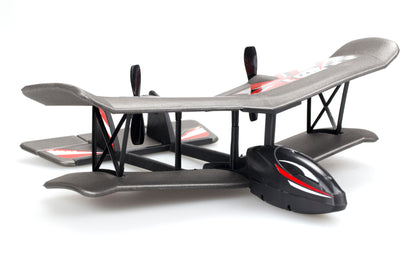 FLYBOTIC Bi-Wing Evo 2.4GHz RC Plane - Red