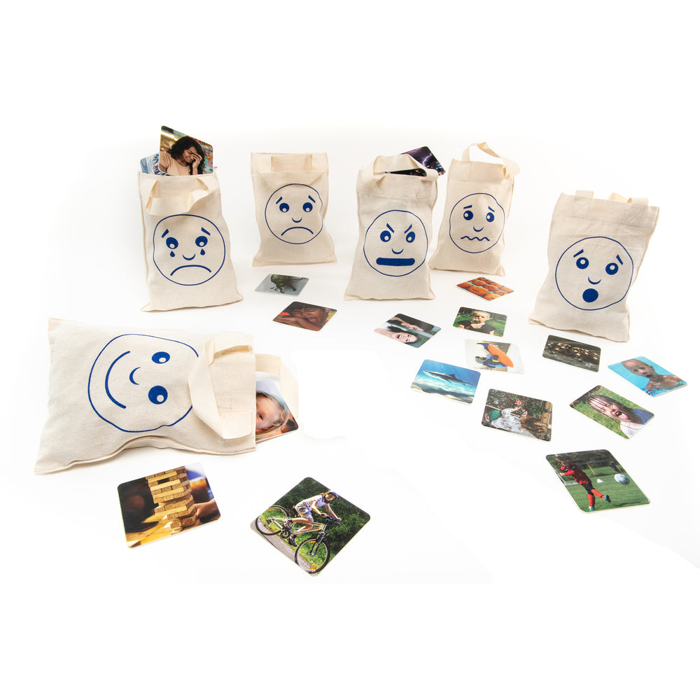 Educational Advantage Emotion Exploration Sorting Bags - Multicultural Learning Set