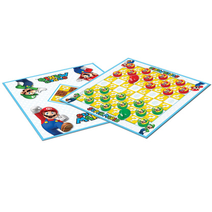 Super Mario Checkers & Tic Tac Toe Collector's Game Set by USAopoly