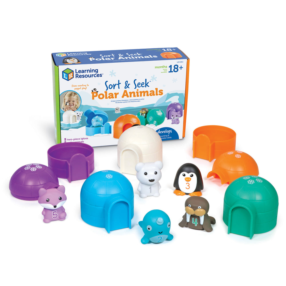 Learning Resources Sort & Seek Polar Animals - Interactive Educational Toy