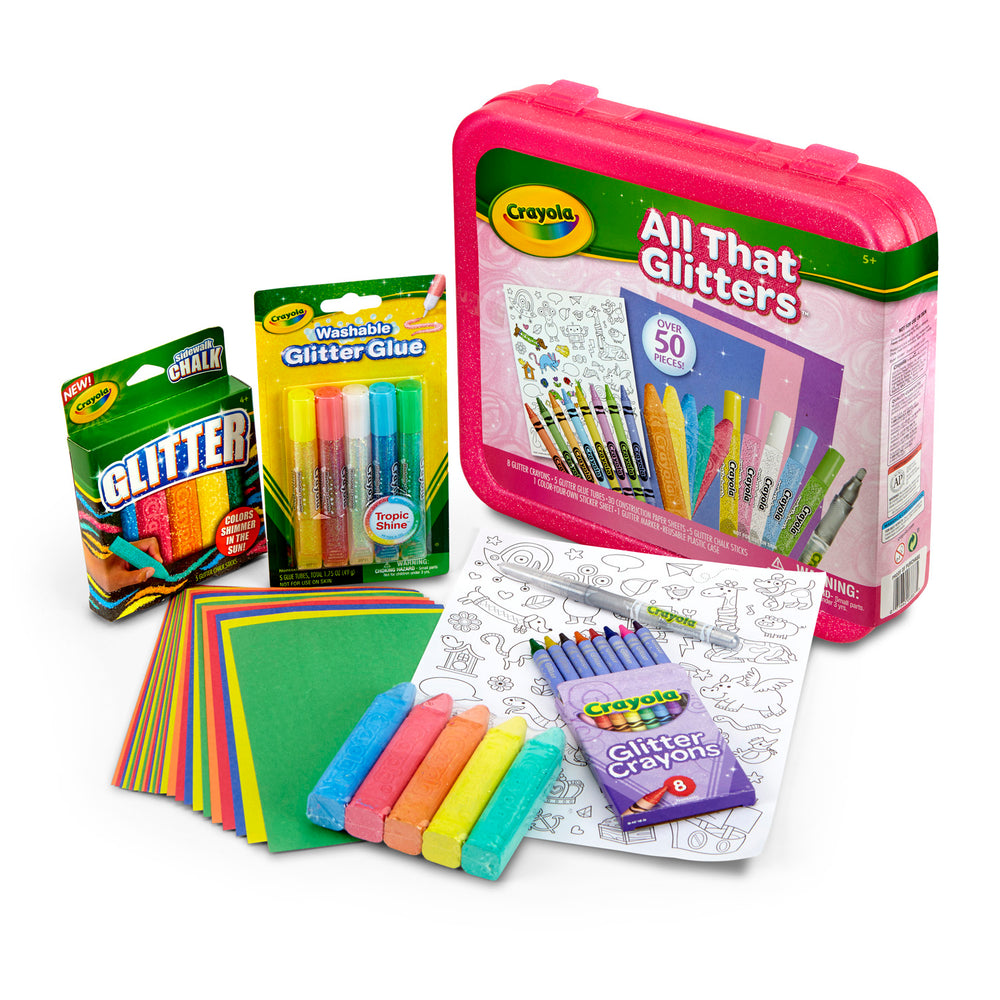 Crayola All That Glitters Art Case - Sparkle Collection