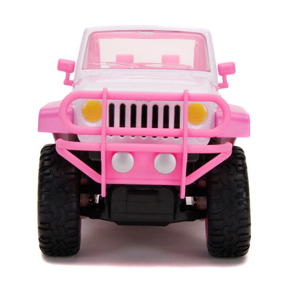 Jada Toys Girlmazing Pink 1:16 Scale RC Jeep with Exclusive Star Deco