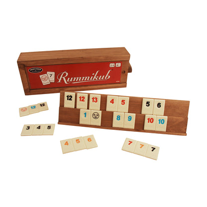 Rummikub Classic Strategy Game with Wooden Storage Box