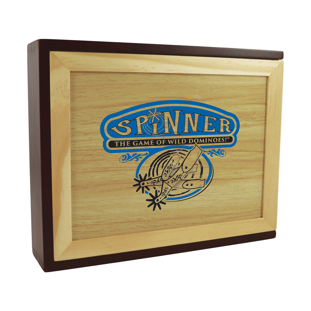 Spinner Wild Dominoes Game by Front Porch Classics