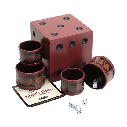 Liar's Dice Classic Bluffing Game by Front Porch Classics