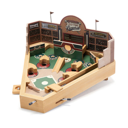 Front Porch Classics Old-Time Wooden Pinball-Style Baseball Game