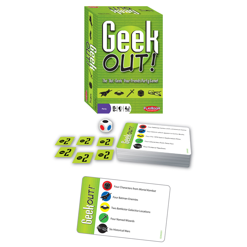 Geek Out! Pop Culture Party Trivia Board Game