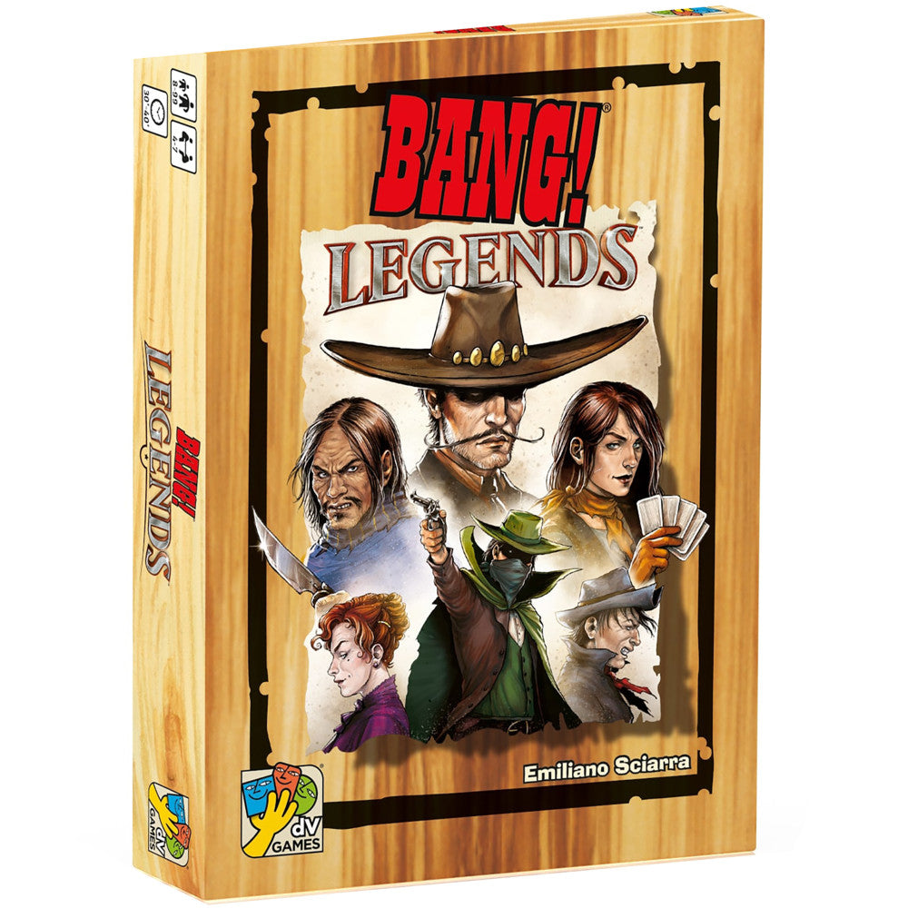 DV Games BANG! Legends Expansion Card Game for Ages 8+