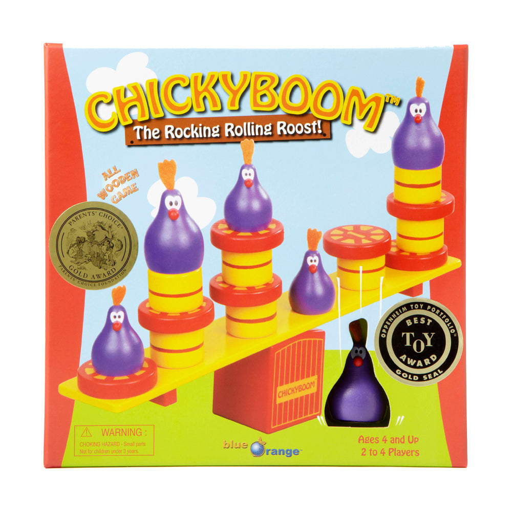 ChickyBoom Wooden Balancing Game by Blue Orange