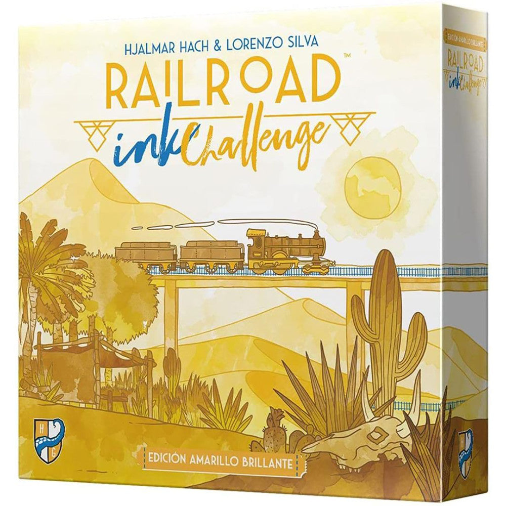 Railroad Ink Challenge: Shining Yellow Edition Strategy Board Game