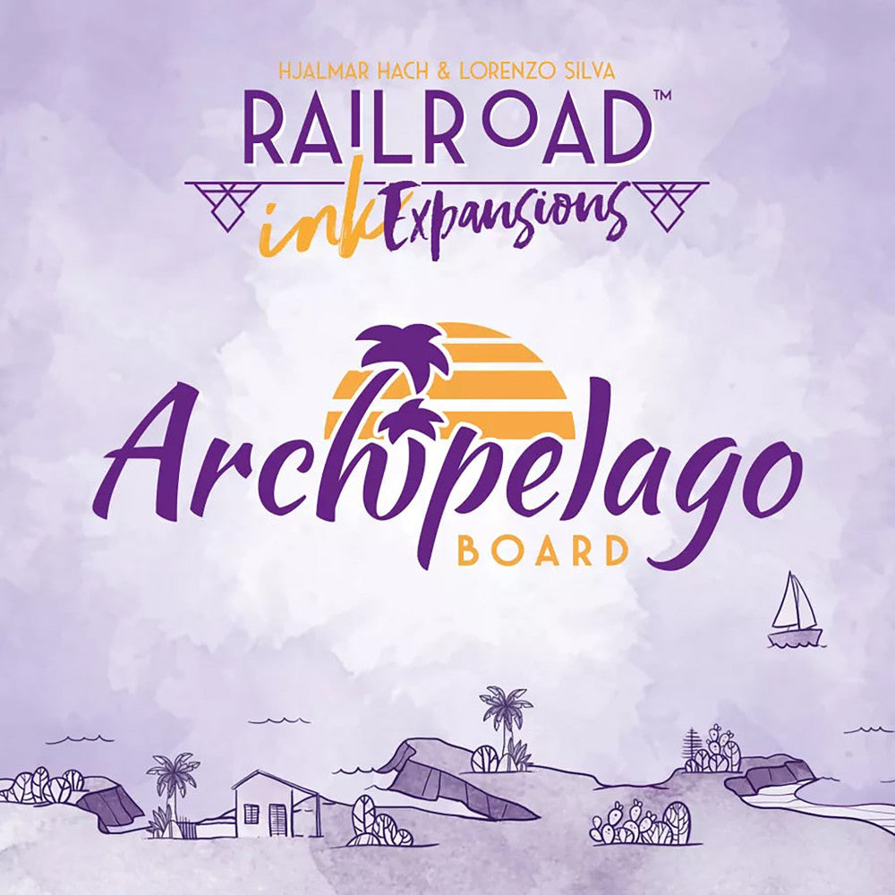 Railroad Ink Archipelago Expansion Board Game, Ages 8+, 1-4 Players