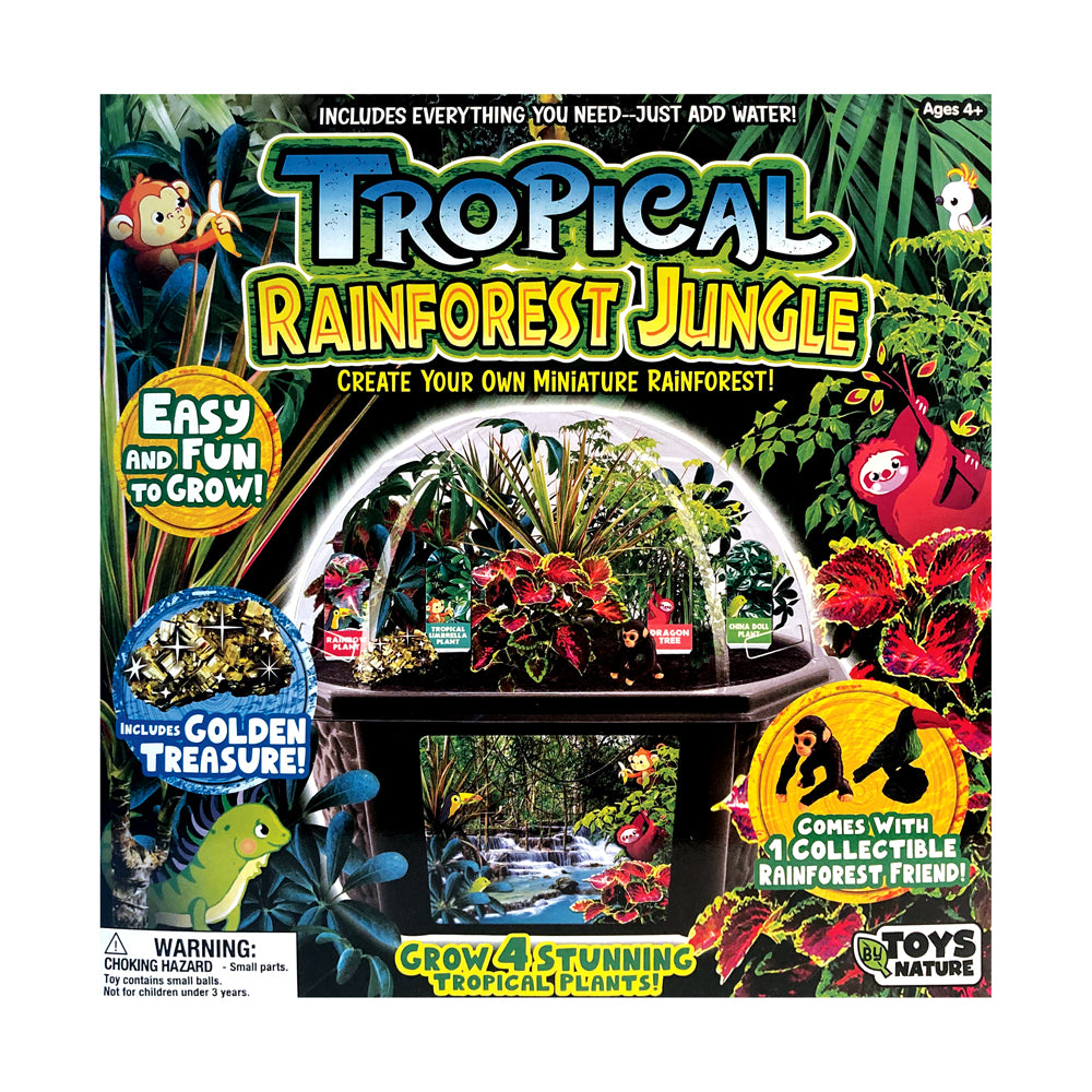 Toys By Nature Tropical Rainforest Biosphere Terrarium Kit - Multicolor