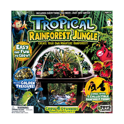 Toys By Nature Tropical Rainforest Biosphere Terrarium Kit - Multicolor