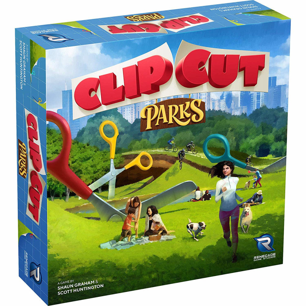 ClipCut Parks Board Game by Renegade Game Studios with Grand Park Expansion