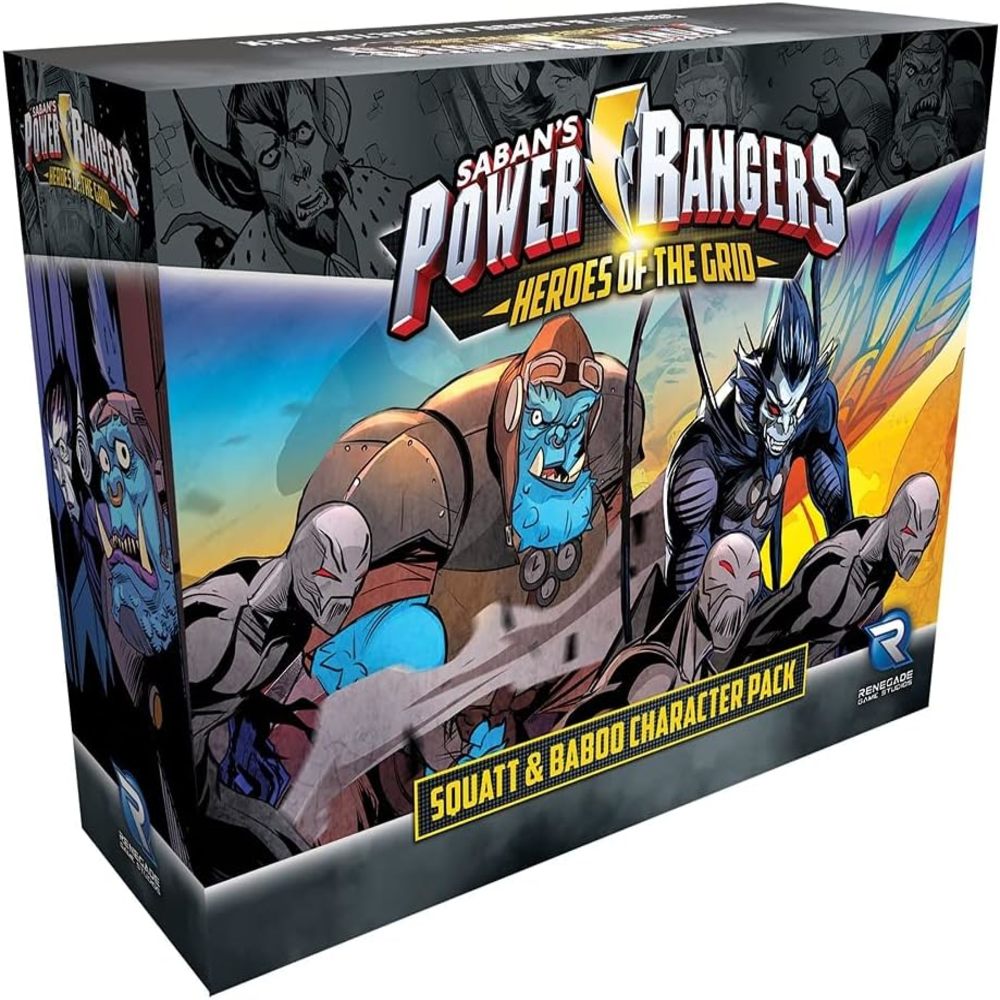 Power Rangers Heroes of the Grid Squatt & Baboo Miniature Pack