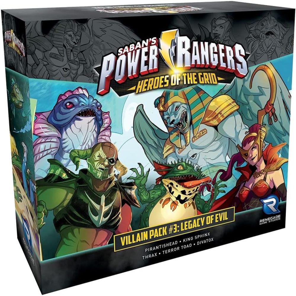 Power Rangers: Heroes of the Grid Villain Pack #3 Legacy of Evil Expansion Set