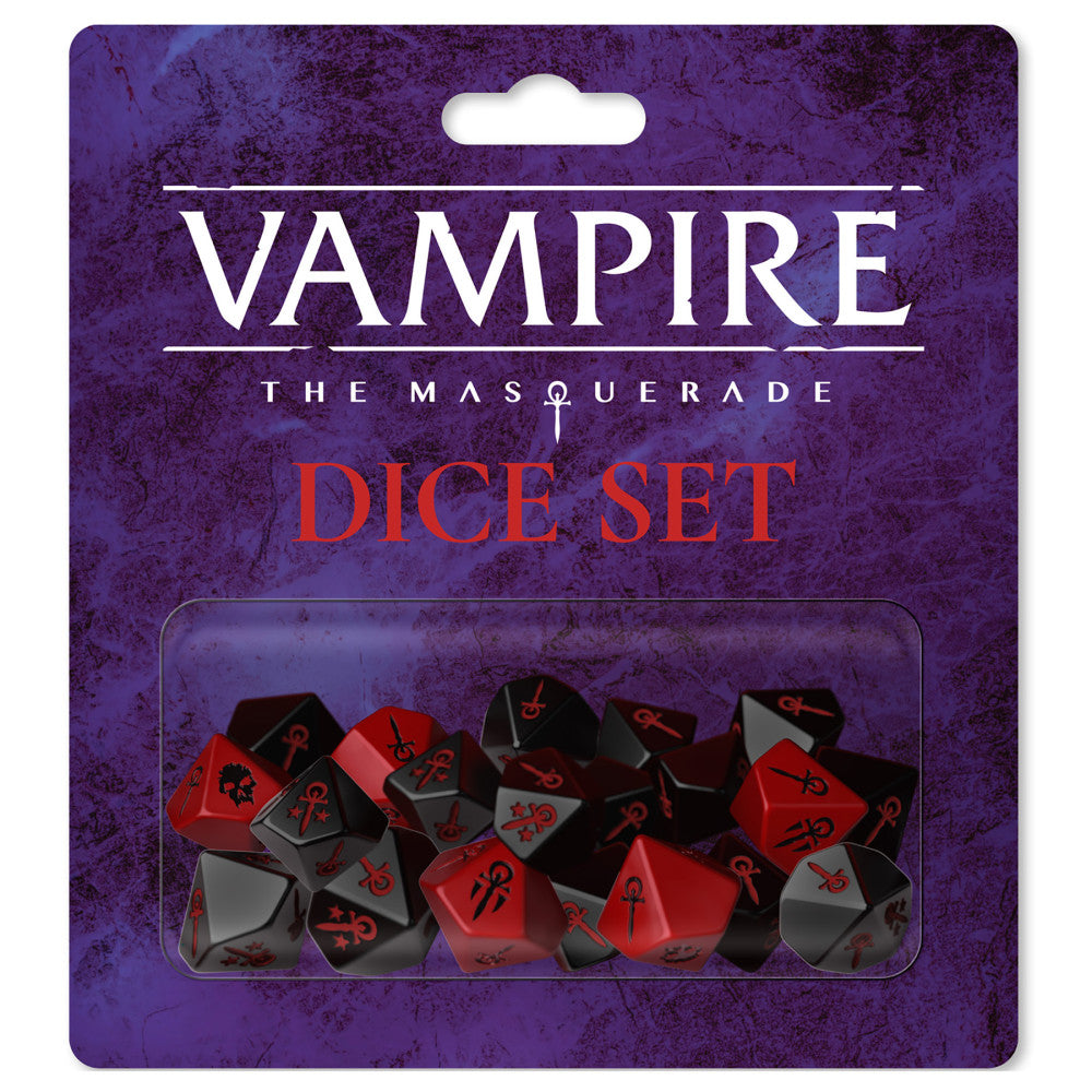 Renegade Games Vampire: The Masquerade Custom Dice Set